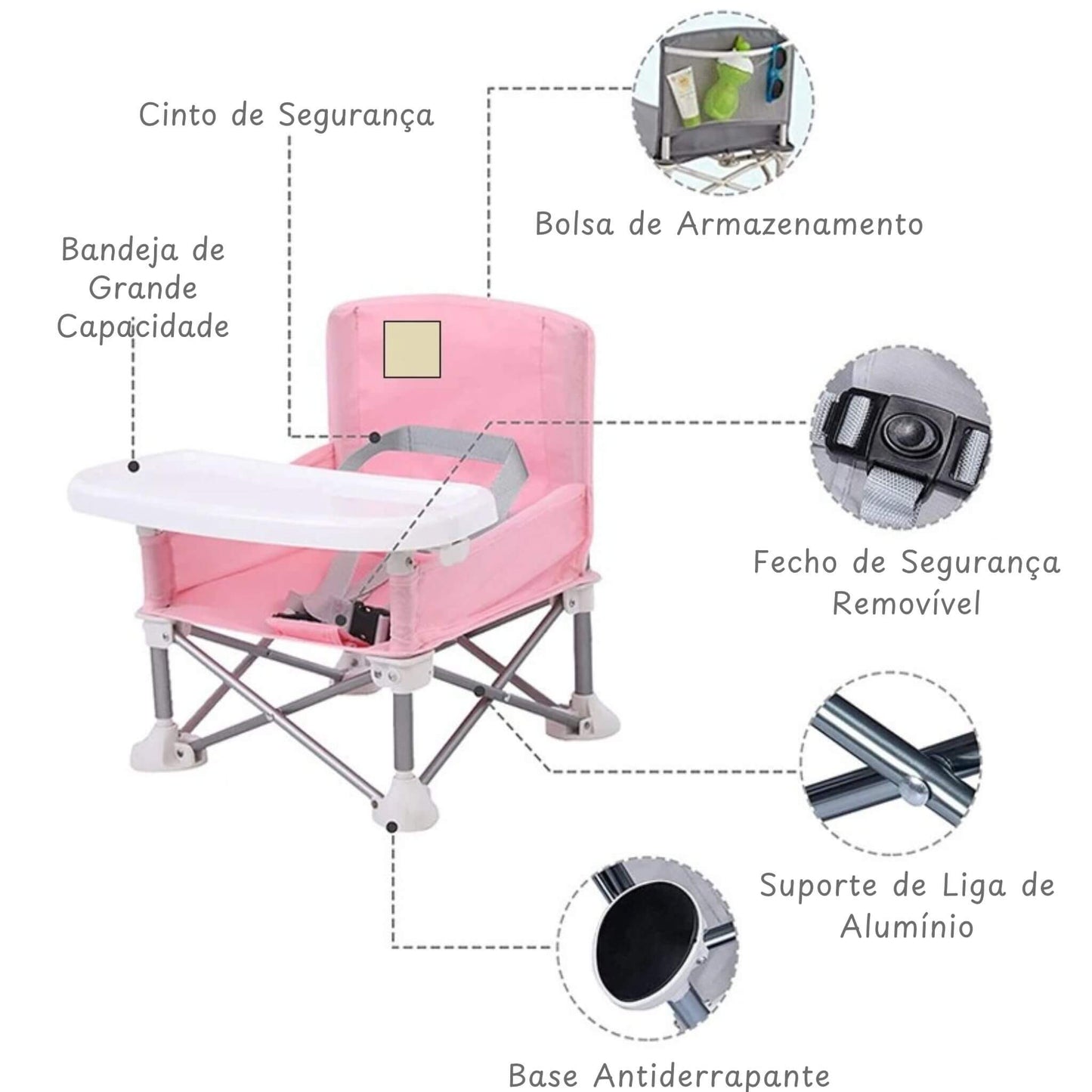 Cadeirinha de Descanso para Bebê