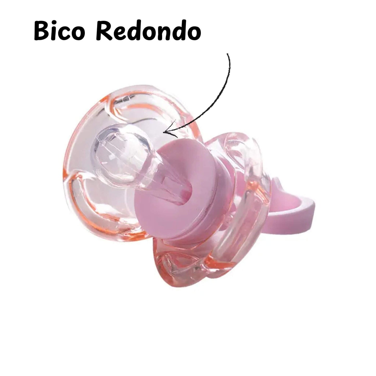 Chupeta de Silicone Automática Rosa 2