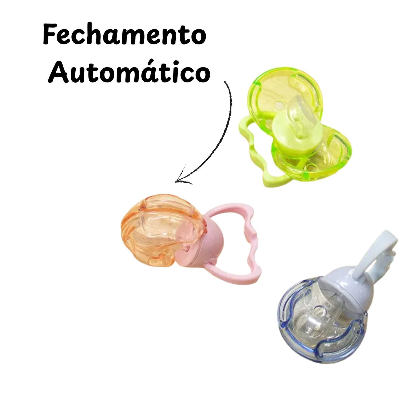 Chupeta Bebê Fechamento Automático 2