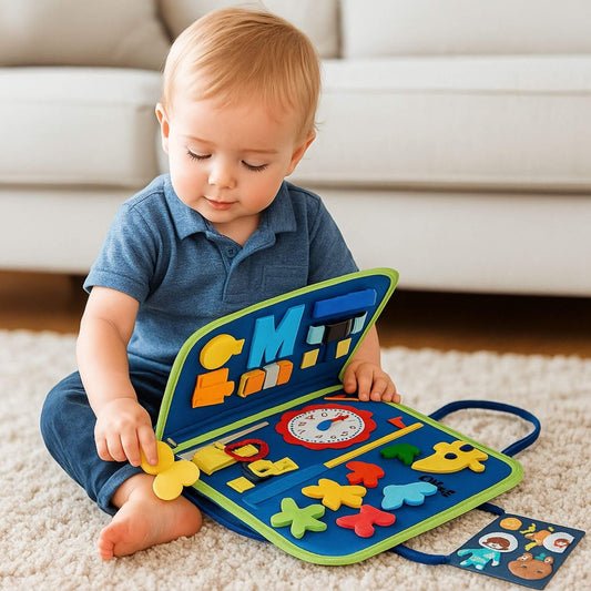 Livro Sensorial de feltro 2