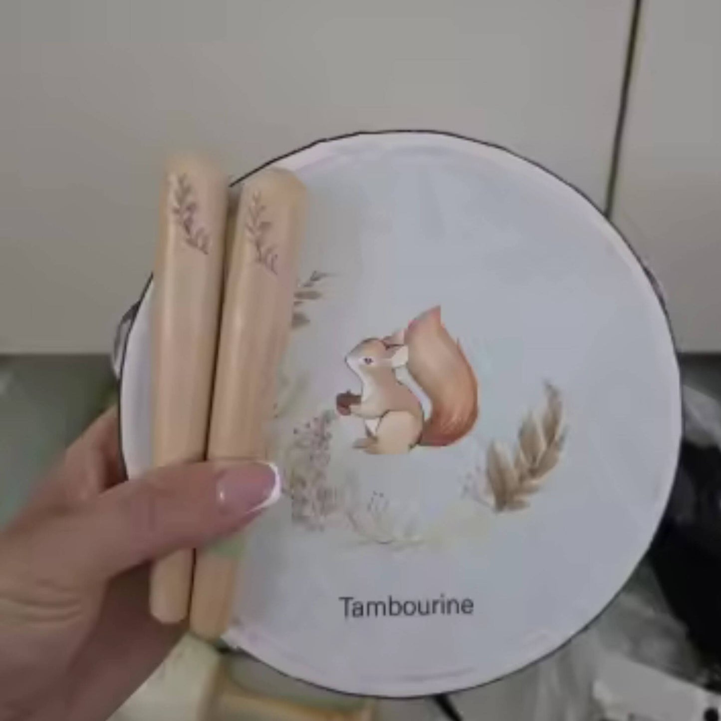 Brinquedo Montessori- Pandeiro