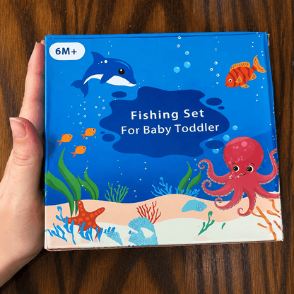 Brinquedo Educativo de Pesca - Caixa