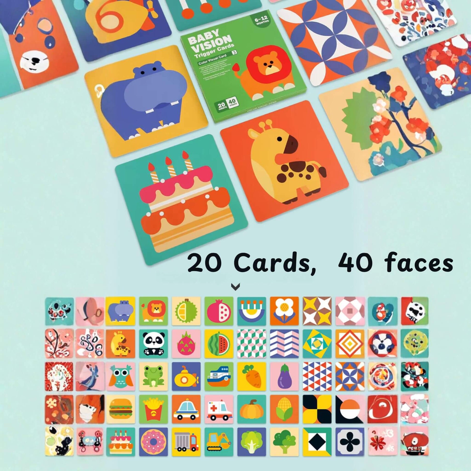 Brinquedo de Bebê 20cards