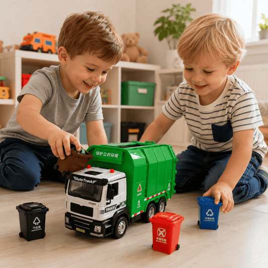 Brinquedo de Caminhão de Lixo 5
