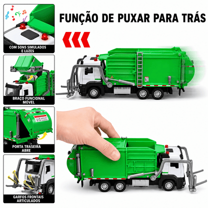 Brinquedo de Caminhão de Lixo 15