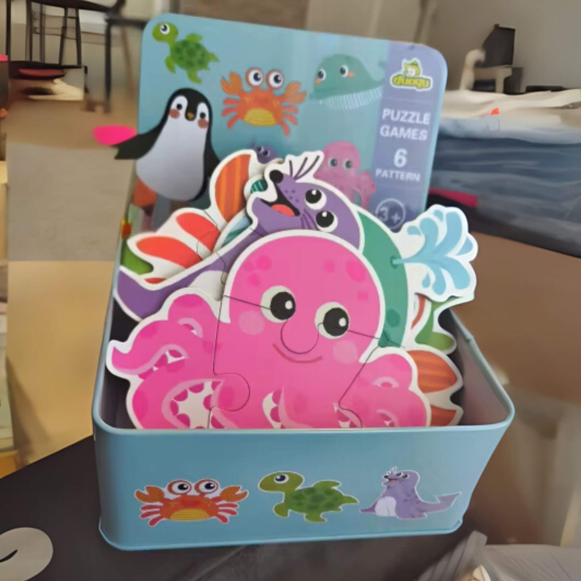 Brinquedo de Madeira Prensada | Quebra-Cabeça 3