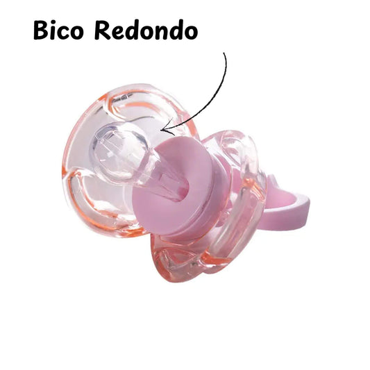 Chupeta de Silicone Automática Rosa 2
