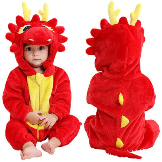 Macacão-Inverno-Bebê-Modelo-Dinossauro-Vermelho-2