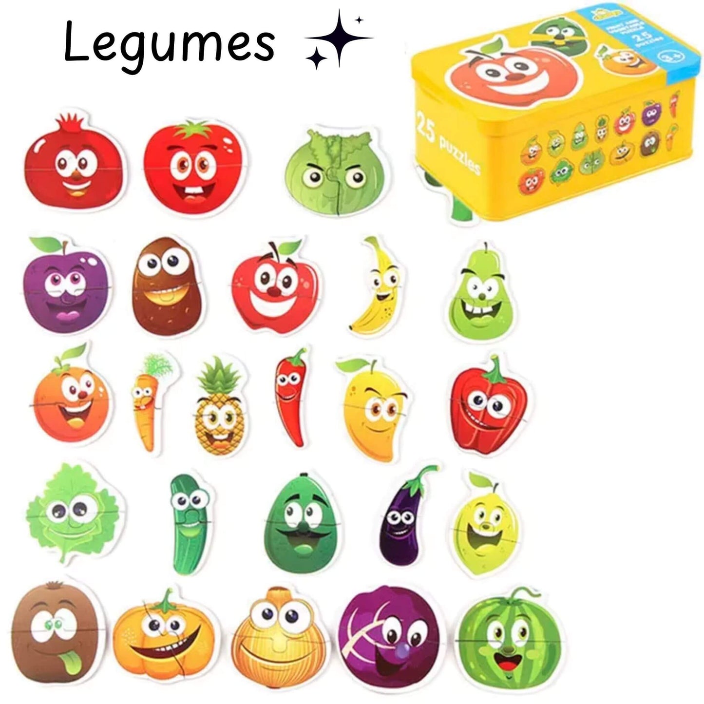 Quebra- Cabeça Legumes 6