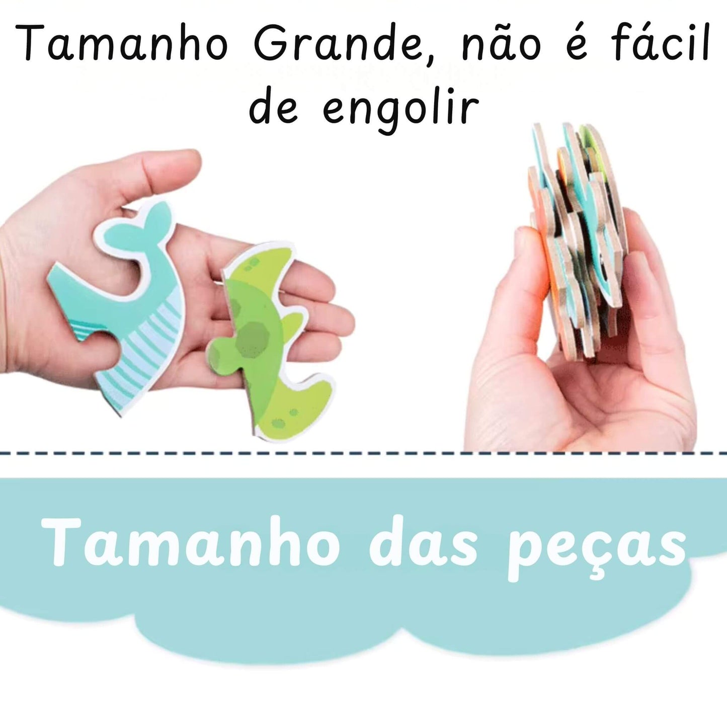 Quebra- Cabeça Dinossauro 3