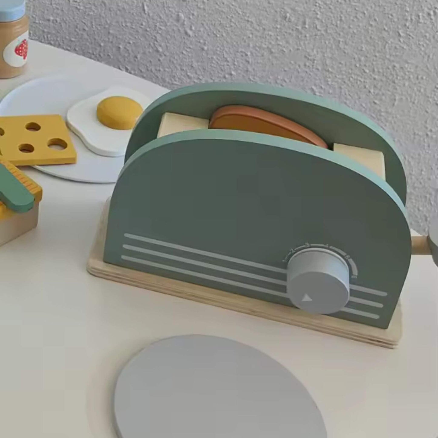 Brinquedo de Madeira Educativo| Torradeira 9